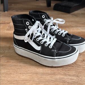 Vans Black High-Top Sneakers